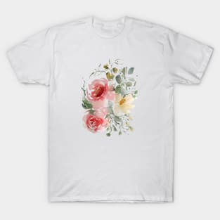 Watercolor Botanicals | Noel Christmas Collection T-Shirt